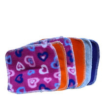 Load image into Gallery viewer, Fleece terry wipes from nature babies in different colours