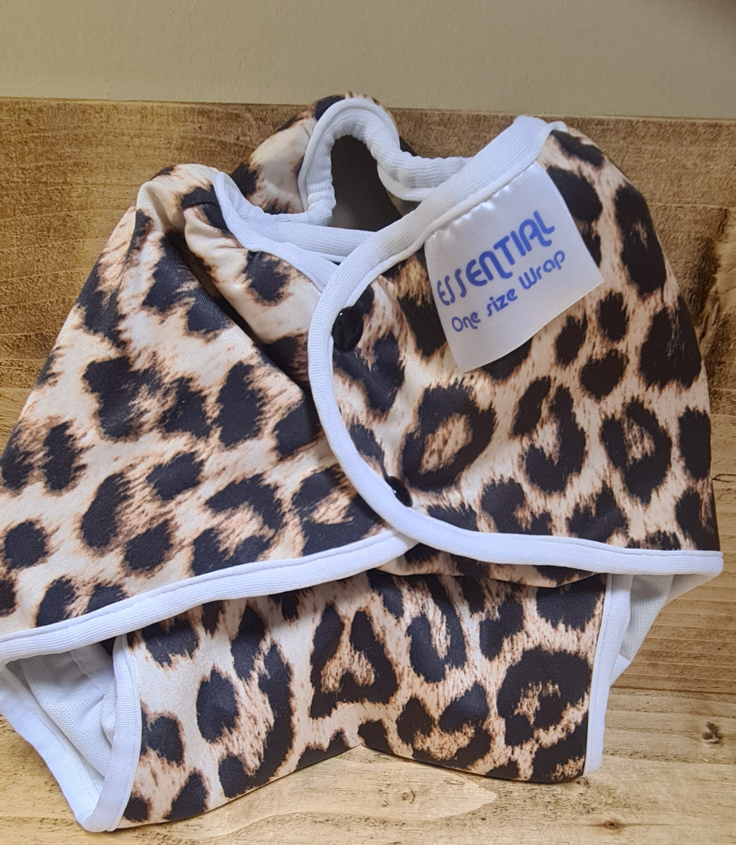 Leopard Print Nature Babies Essential Wrap