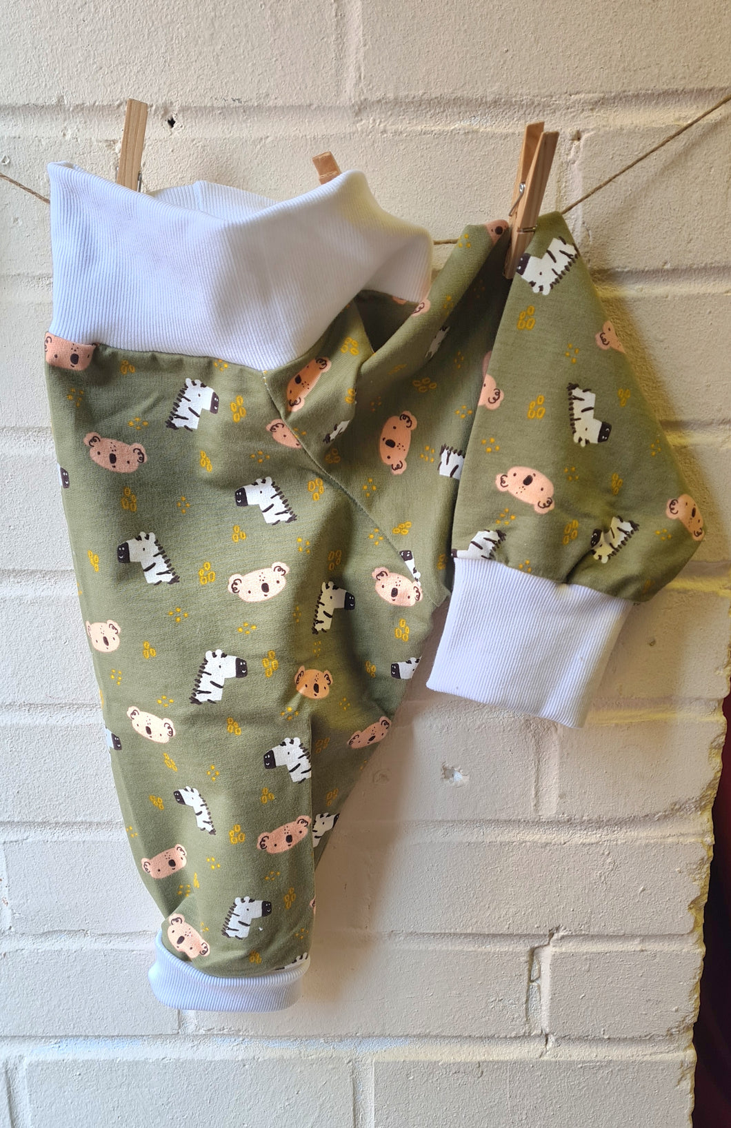 Baggy Baby Harem Type pants...cotton fabric.
