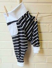 Load image into Gallery viewer, Baggy Baby Harem Type Pants (Upcycled Fabrics) 6- 14 months
